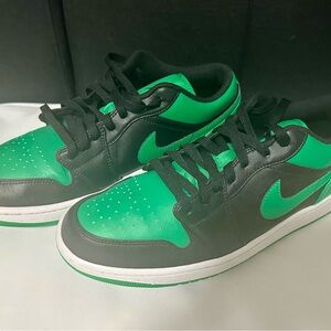 Green and Black Sneakers